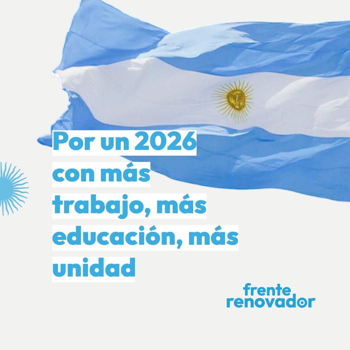 Termina un 2025 difícil. Sabemos que en muchas mesas hubo que achicarse y que el esfuerzo de trabajar todo el día, para quienes tienen trabajo, muchas veces no alcanzó. 

Que el brindis de esta noche sea con el deseo y la esperanza de un 2026 donde el trabajo, la educación y la