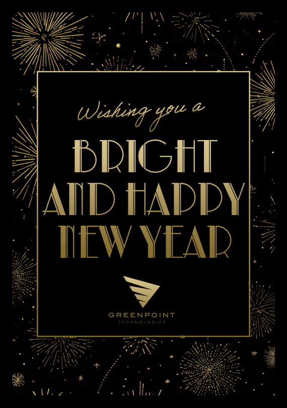 GreenpointTech's tweet image. Happy New Year from Greenpoint Technologies!  Wishing you joy and happiness in the year ahead.