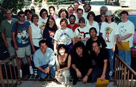 I touched on this in my Looney Tunes video but the Animaniacs fandom were one of the first "online" fandoms. Using forums as places to organize meetups. 

One such meetup included meeting the staff and getting a sneak preview of a new episode, which included the very short below.