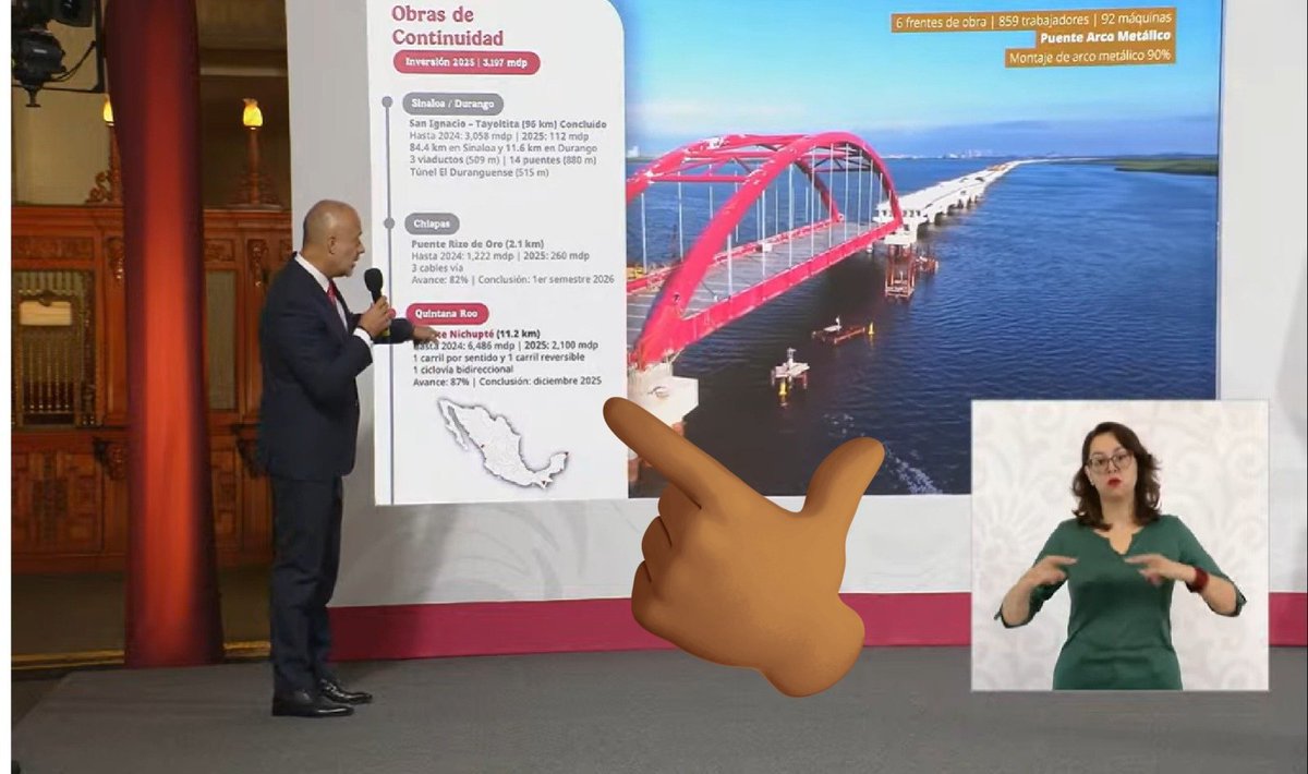 FOFORO99's tweet image. QUE EMOCIÓN.

HOY DEBE SER LA #INAUGURACIÓN DEL #PuenteNichupte que tantas veces ha anunciado @MaraLezama y todas ha fallado.

¿Alguien sabe a que hora es esta inauguración❓️🤔🙄 por que ahora si NO VA A FALLAR ¿O SI❓️🤔🙄