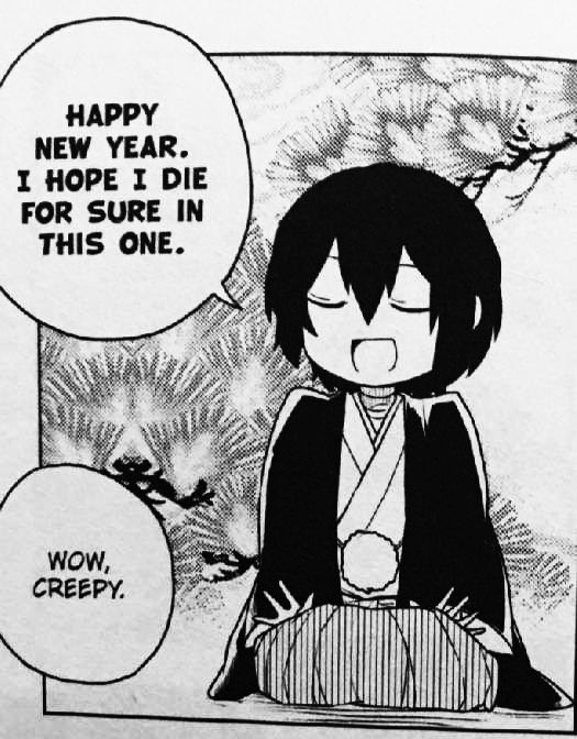 dazaiyumes's tweet image. happy new dazai year