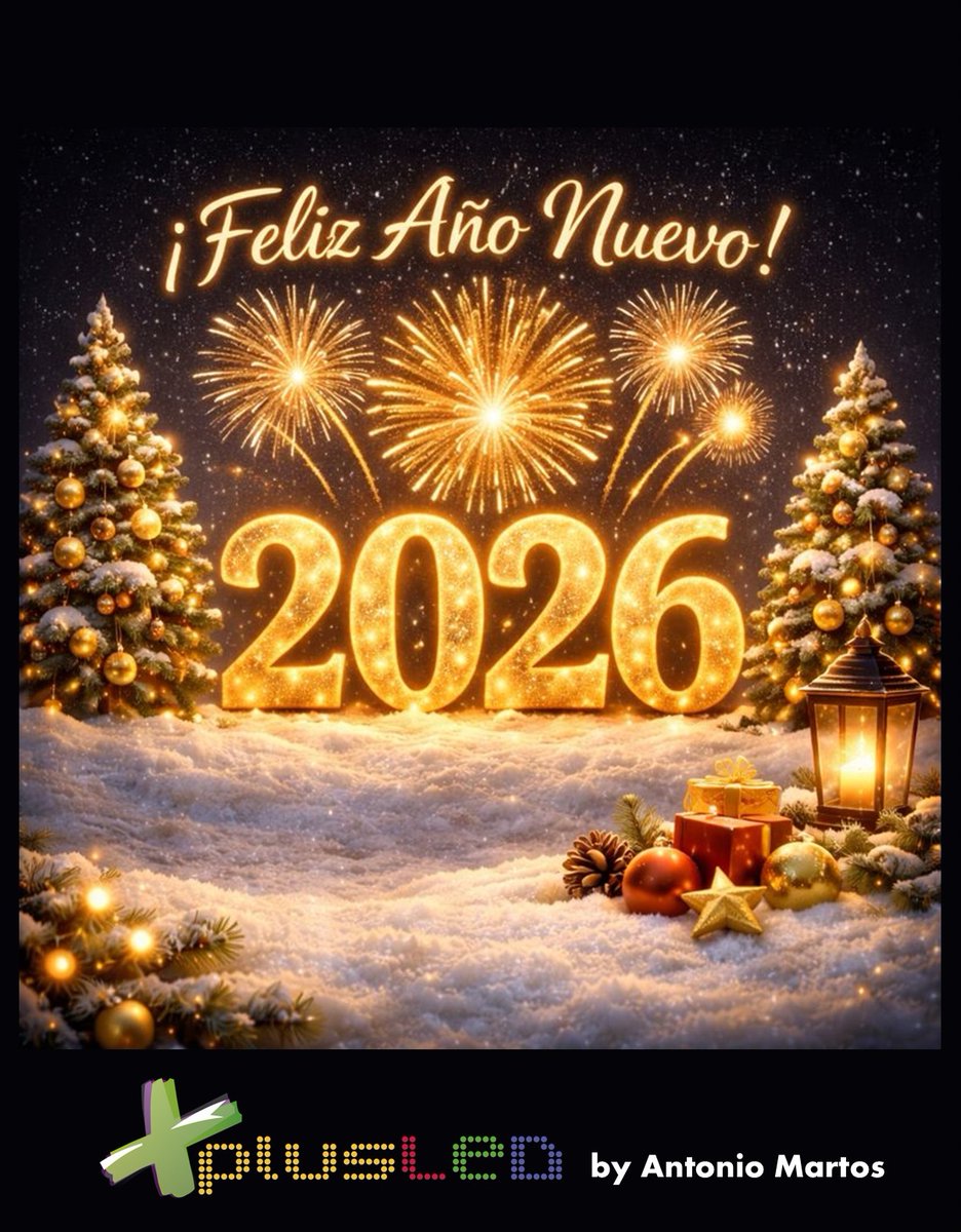 A todos nuestros clientes os deseamos
¡Feliz año 2026! 
by Antonio Martos.