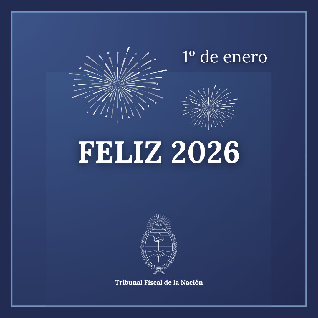 Gracias a todos por habernos acompañado en 2025. Les deseamos que este nuevo año se llene de salud, prosperidad y éxito para ustedes y sus seres queridos. 

#FelizAñoNuevo #TFN