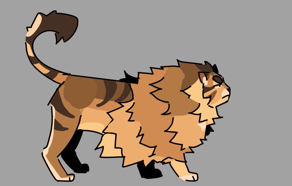 felt inspired #lionblaze