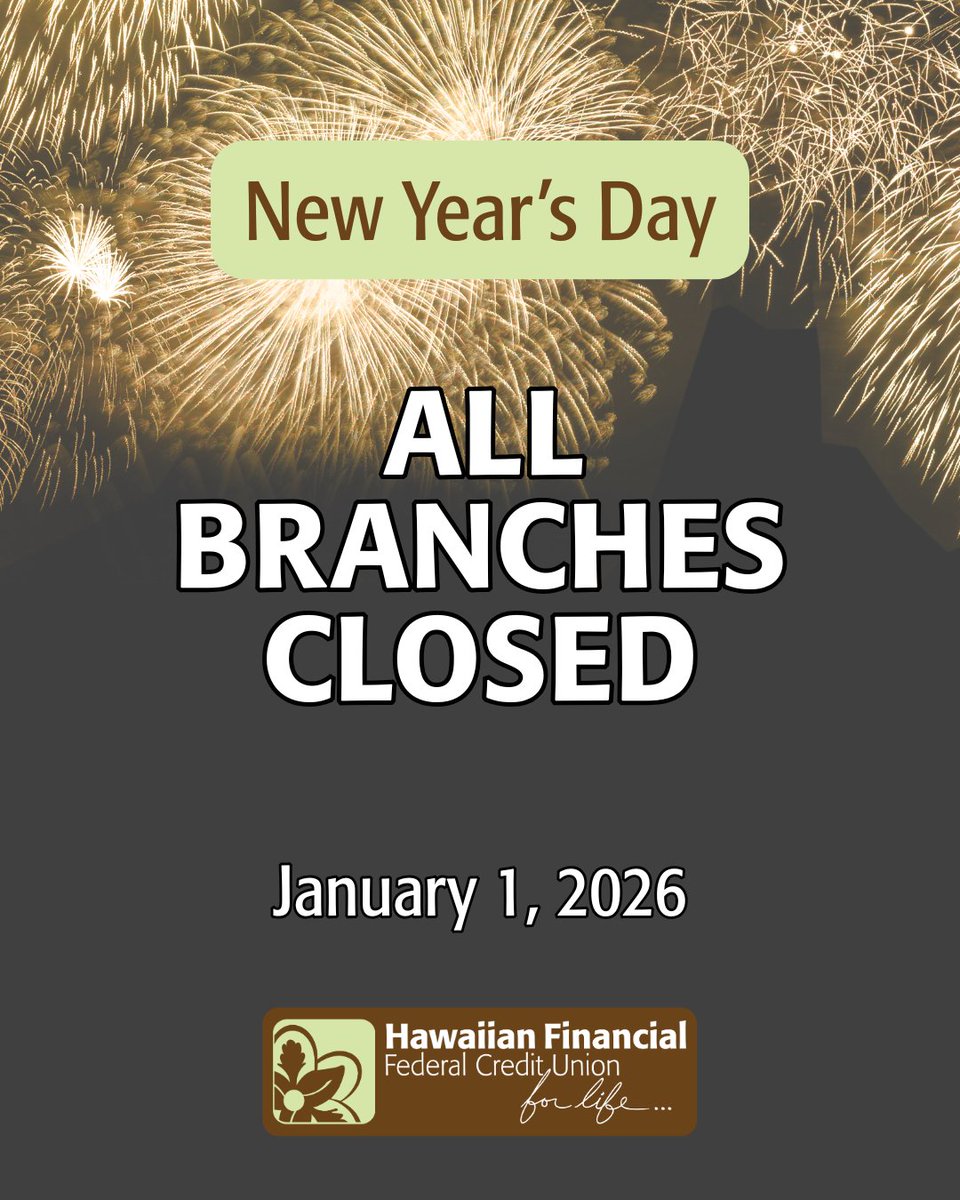Hawaiian Financial FCU tweet media
