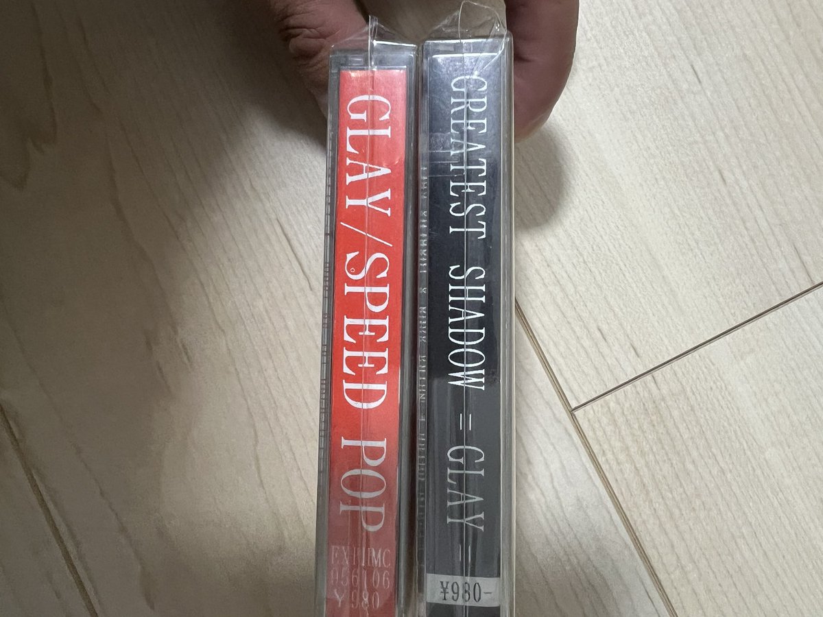 新年早々のカセットテープの話題は… GLAYのデモテープ「SPEED POP」と