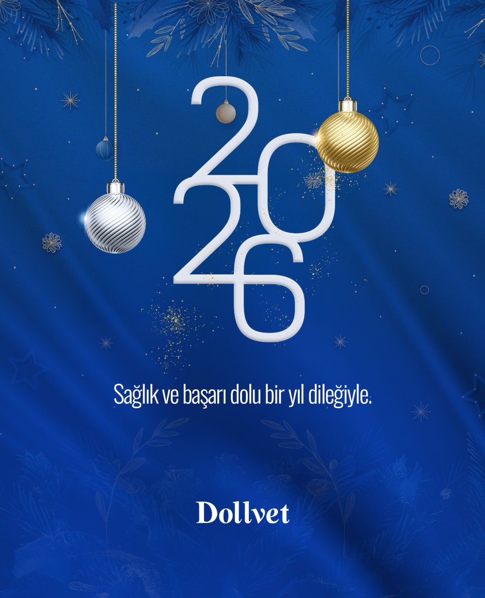 Sağlık ve başarı dolu bir yıl dileğiyle..
Mutlu yıllar..

#YeniYıl #MutluYıllar2026