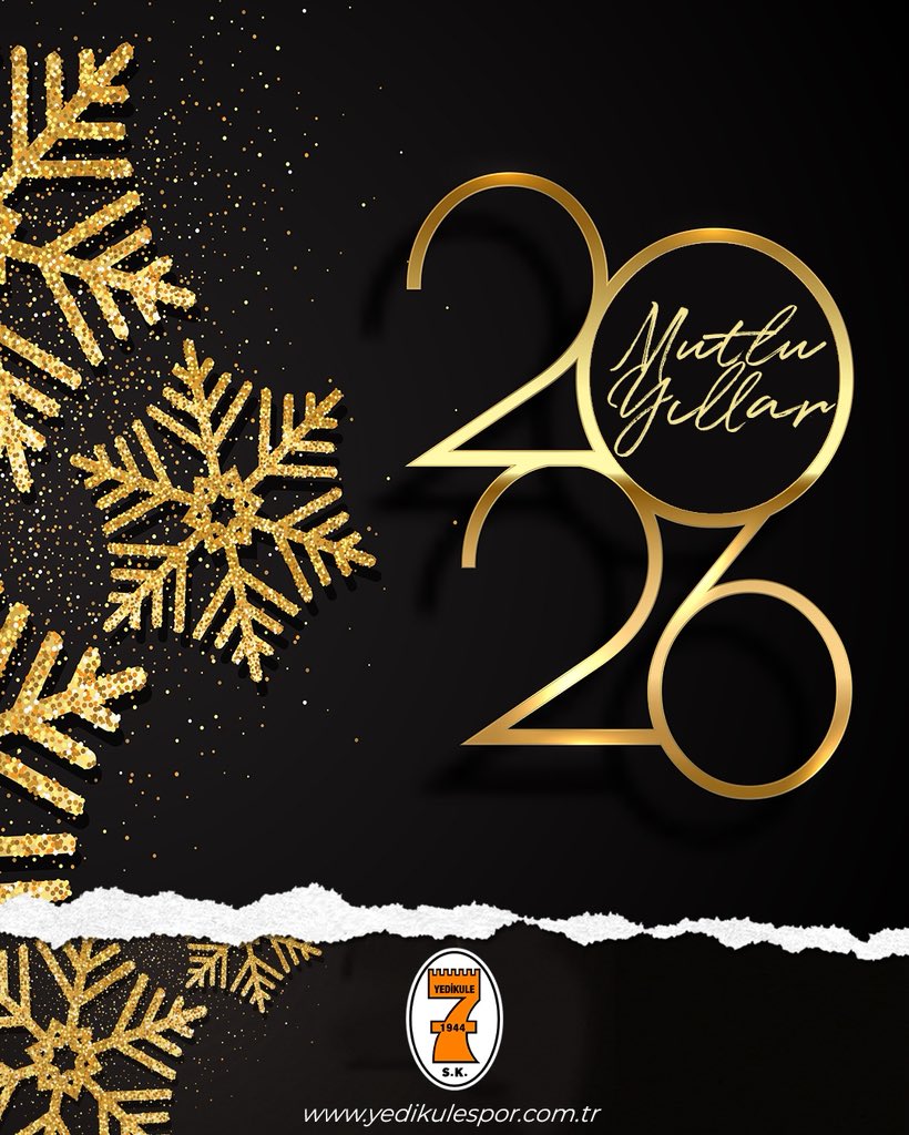 Camiamıza ve tüm Yedikulelilere; sağlıklı, mutlu, huzurlu ve elbette başarılarla dolu bir yıl olmasını temenni ediyor, iyi seneler diliyoruz.  🧡🤍

#2026  #mutluyıllar