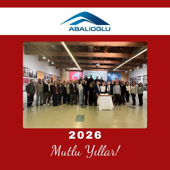 abaliogluhldg's tweet photo. Yeni yılın; umutları tazeleyen, dayanışmayı güçlendiren ve ortak değerlerimizi büyüten bir yıl olmasını diliyoruz.  2026’nın ülkemize ve tüm paydaşlarımıza sağlık, huzur ve başarı getirmesini temenni ederiz. https://t.co/WtCtt695kl