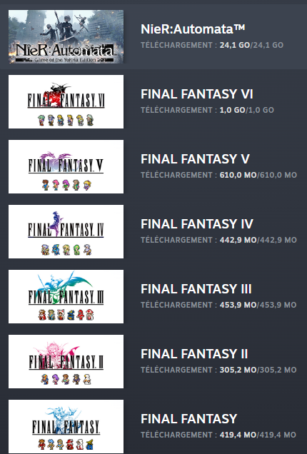 Allez il est temps de découvrir quelques jeux :D
(jamais joué à un FF)