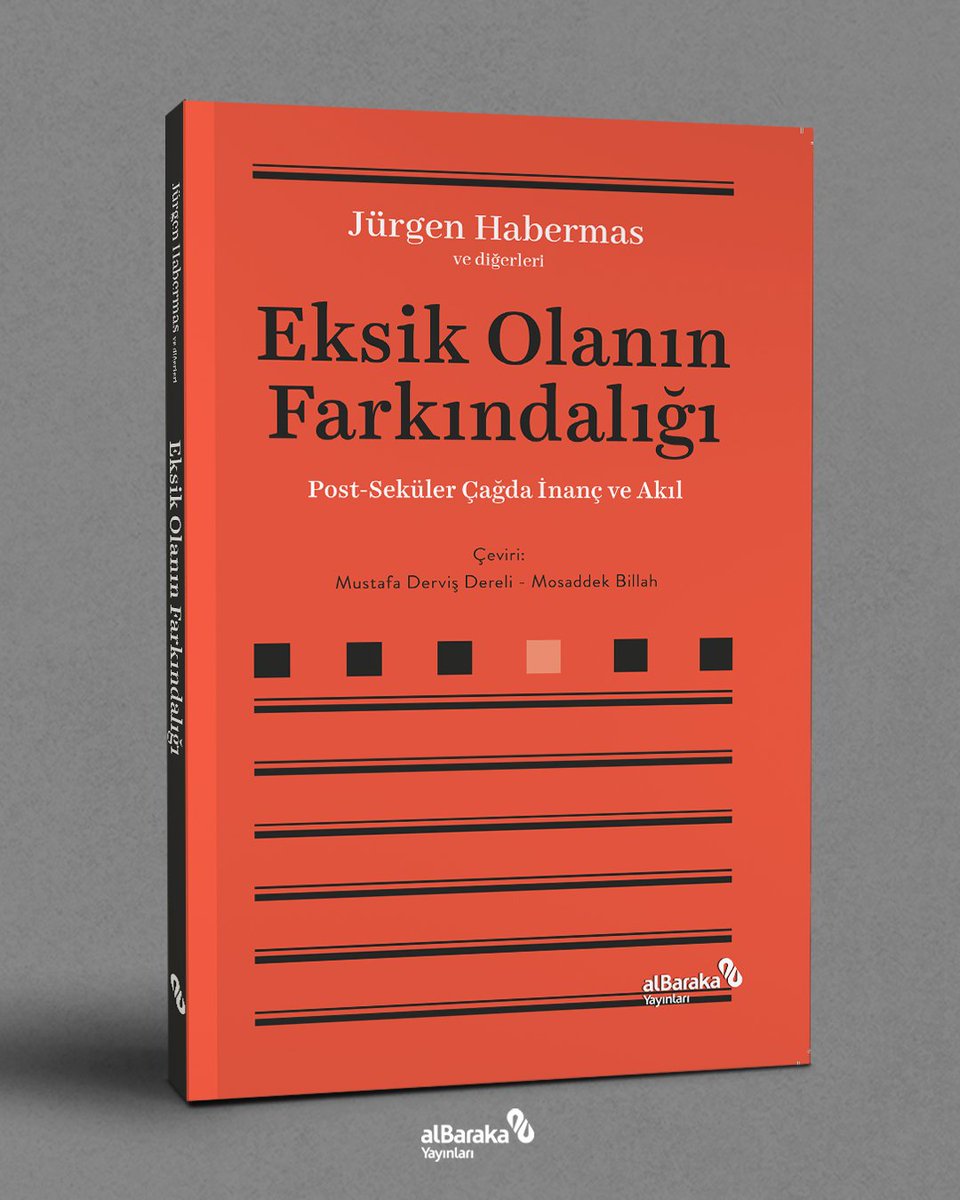 📍Yeni,
<a href="/dervisdereli/">Mustafa Derviş Dereli</a> ve sevgili dostum <a href="/BMosaddek/">Mosaddek Billah</a> Hocaların birlikte tercüme ettikleri bu eser, Habermas’ın Cizvit okulundaki diyaloğunu da içermekle birlikte, post-metafizik çağda akıl meselesine odaklanıyor.