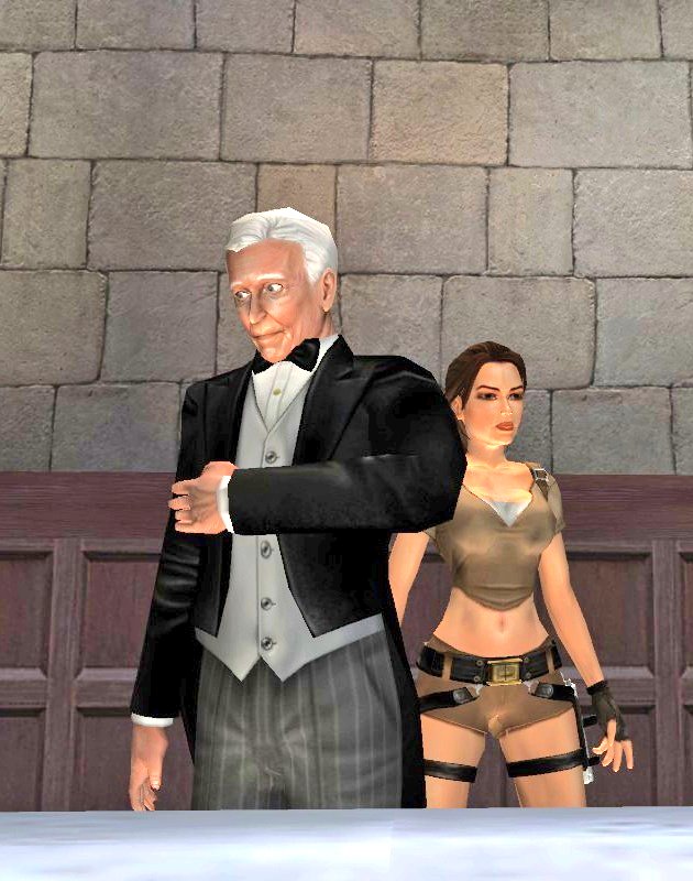 Vendetta__26's tweet image. I played Croft Manor so many times and it's my first time seeing Winston chilling here