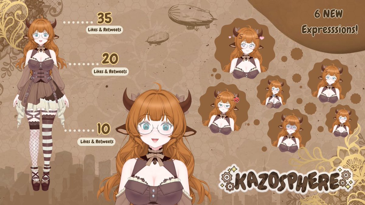 It's happening right NOW~
I'm live and showing off my latest model 🐮🎉 (come check me out over on the purple app, 🔗 in pinned)

#vtuber #Vtubers #VtuberSupport