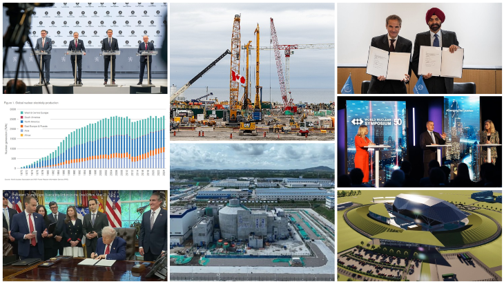 W_Nuclear_News's tweet photo. 🎙️What were the most-read World Nuclear News stories in 2025, and what has @WorldNuclear  Director General Sama Bilbao y León picked out as her key moments of 2025? Read a month-by-month summary, and listen to the end-of-year podcast:
https://t.co/n3yfXHPGZp https://t.co/3BYZEkvki2