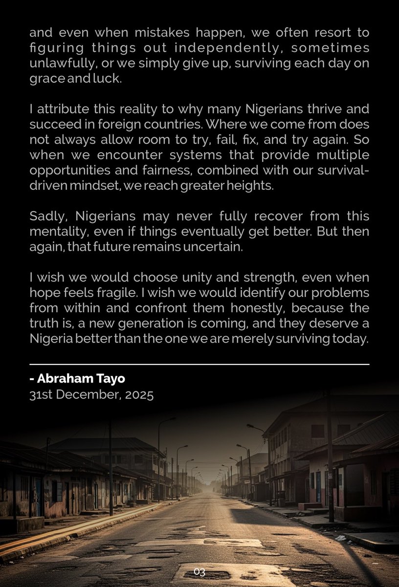 Been writing this heartfelt piece for some days now. And I just finished it. 

Well, this is my wrap, I hope it means something.