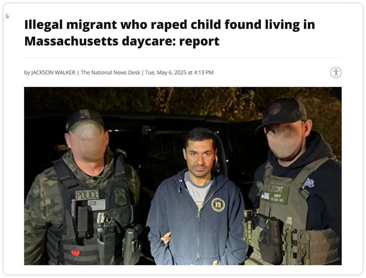 agenturban's tweet image. A convicted child rapist flees Brazil, sneaks into US illegally, and hides out in a Massachusetts daycare for YEARS, while it rakes in $100K in taxpayer funds. This is just one example of how our systems are failing. 

And remember, this is of course after 5 EEC inspections of…