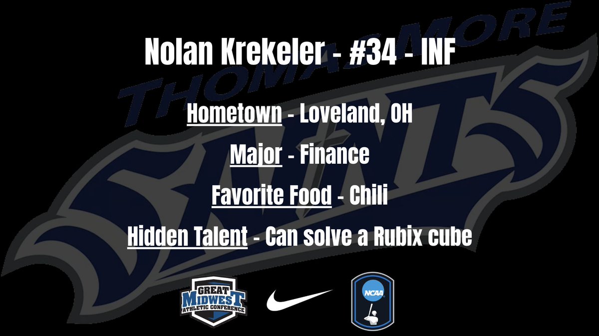 Thomas More Saints Baseball tweet media