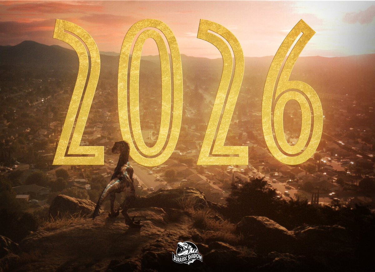 We’ve entered a new era. Welcome to 2026 ! 

Happy New Year everyone !! 🎉🍾

#JurassicWorld