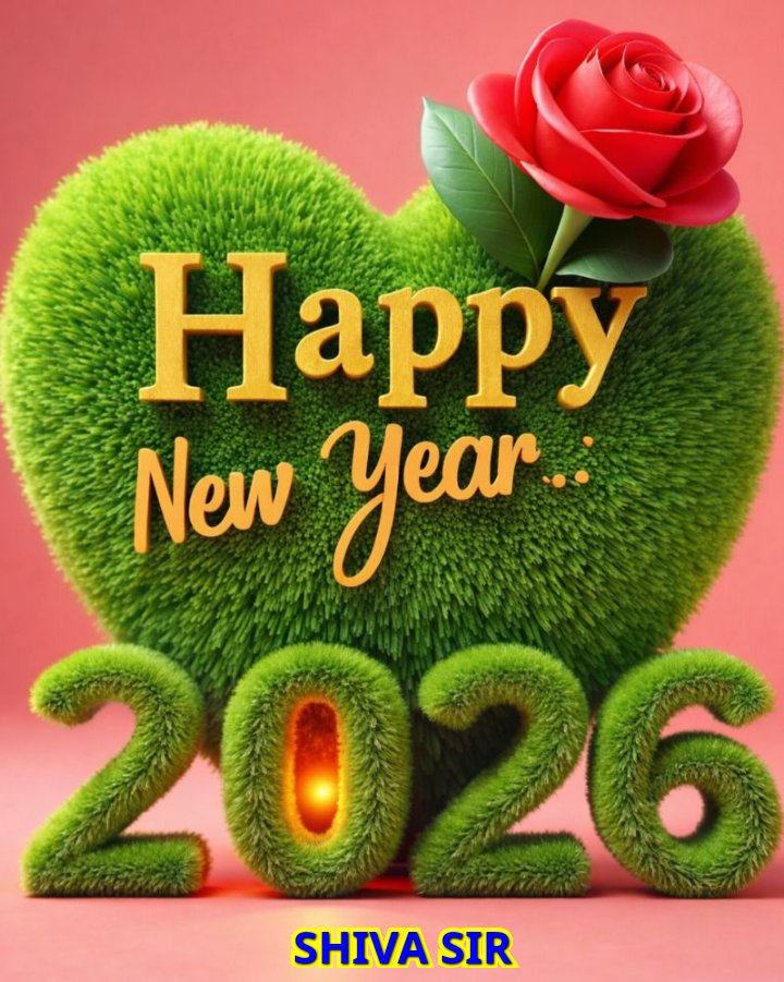 SHIVASNR91's tweet photo. 🎉✨ 2026 नववर्ष की हार्दिक शुभकामनाएँ! ✨🎉
एक और साल हमारी ज़िंदगी की किताब में जुड़ गया है…
कुछ मीठी यादों के साथ,
कुछ कड़वे अनुभवों के साथ,
कुछ अधूरे सपनों के साथ
और कुछ पूरी हुई उम्मीदों के साथ। https://t.co/z711b9RCVT