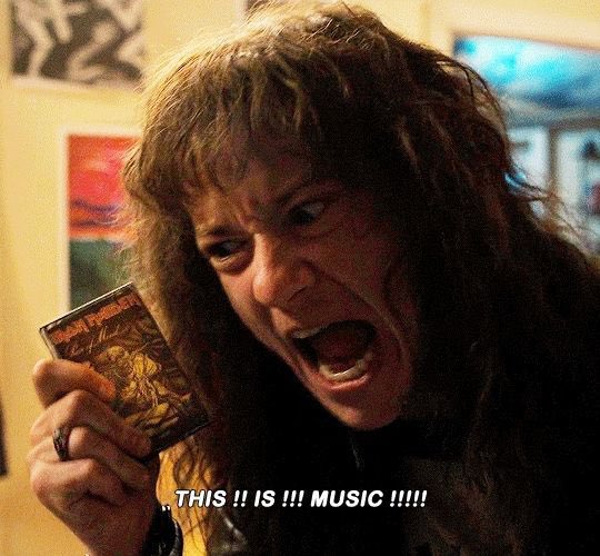 PunkieSallie's tweet photo. The Trooper huh ? Oh girl, he’s even haunting the soundtrack this season 💅🏻 https://t.co/z7mHlDhbgg