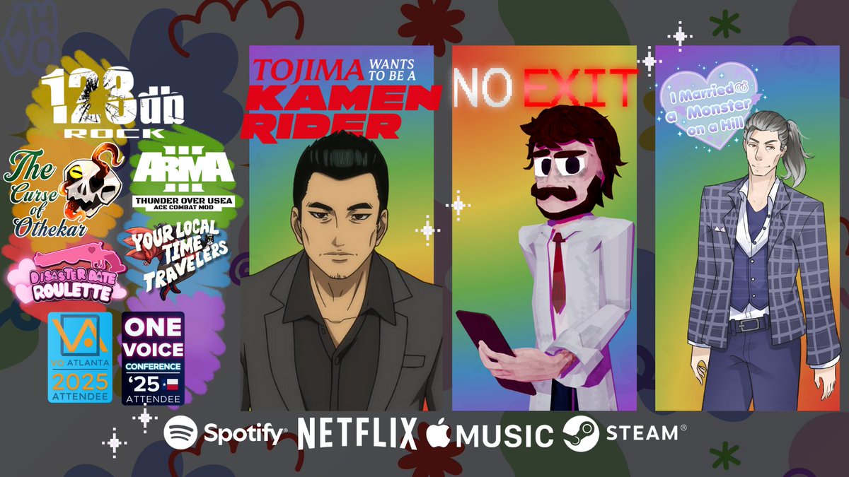 🎙️🎇VOICE ACTING YEAR IN REVIEW!🎇🎙️

From radio bumpers to video games and my debut role in an anime, my first ever year as a voice actor has been a rollercoaster! Not to mention over 250+ hours of classes and 4 conventions spanning the United States, to-boot!

Here's to 2026!💫