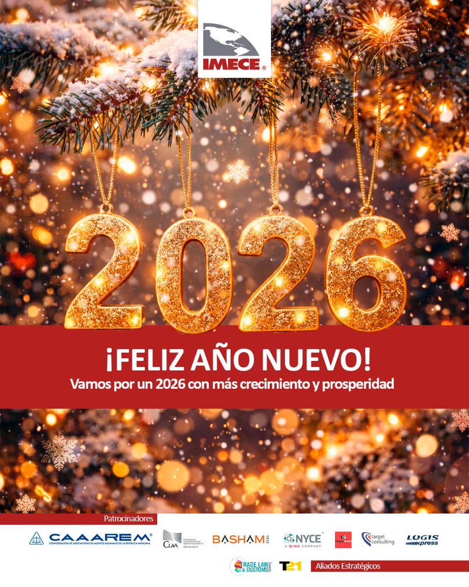 Gracias por acompañarnos un año más, fortaleciendo el conocimiento en comercio exterior. ✨ ¡Feliz 2026! ✨

Sigamos trabajando, abriendo fronteras y creando oportunidades. ✈️🏬📈