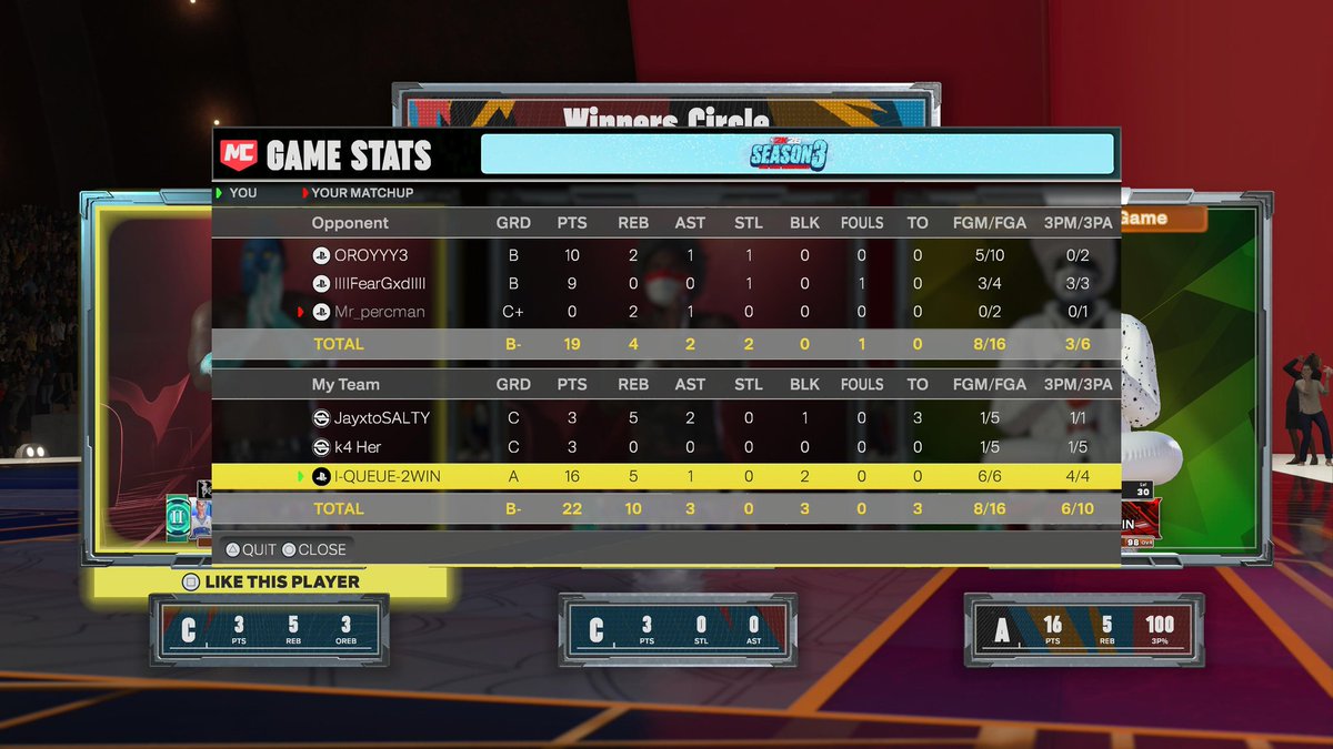IQ_2WIN's tweet image. Refs blew the whistle on the play, got called for carrying...     #nba2k26 #2ktop5 #2kfreeagent
