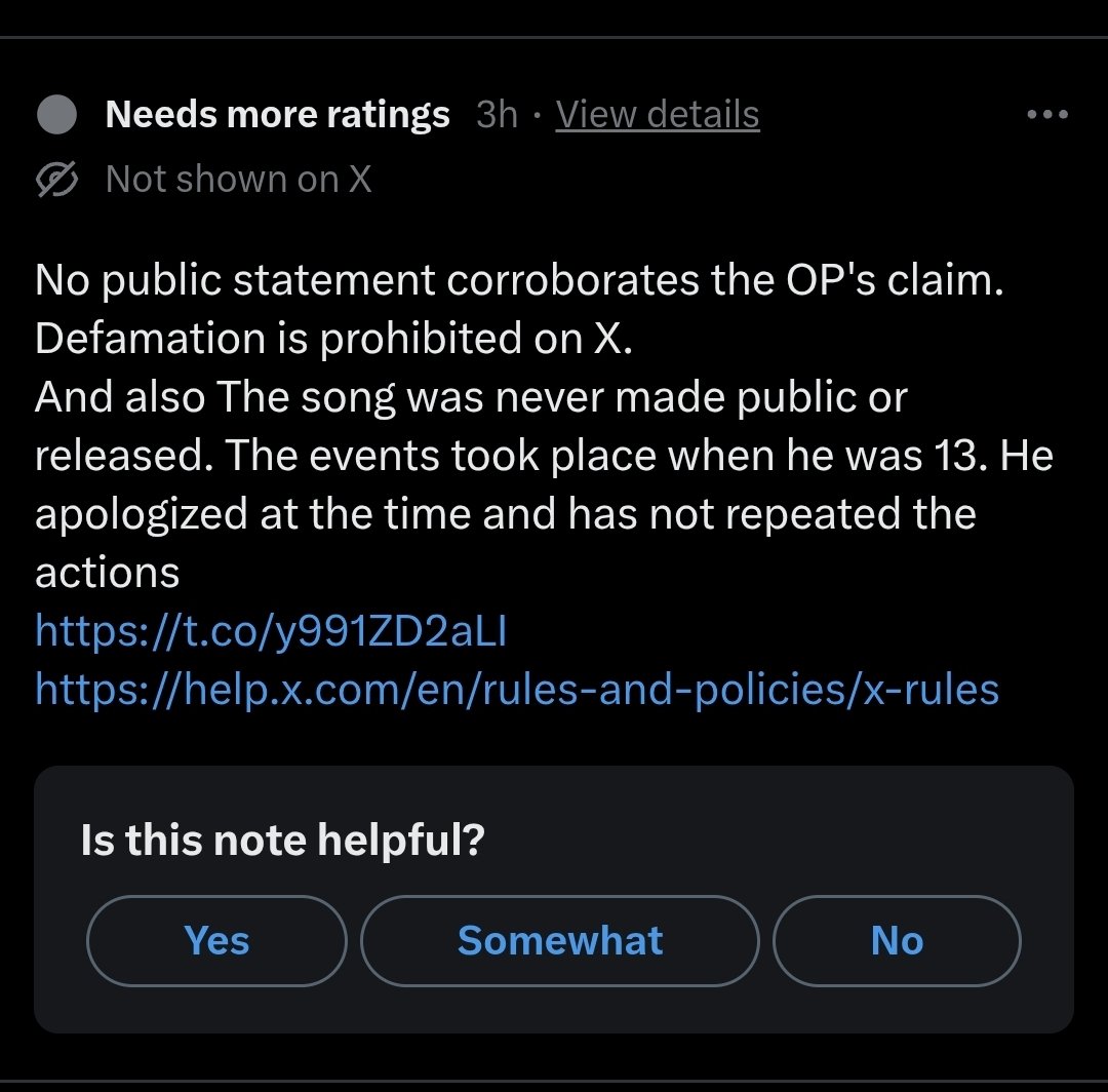 The note you should be rating is this one, as shown in image, someone added another one, and I thank their intention but is not helpful.

NOTE OF IMAGE.

Link for CN here
👇🏼👇🏼👇🏼👇🏼👇🏼
x.com/i/birdwatch/t/…
👆🏼👆🏼👆🏼👆🏼👆🏼