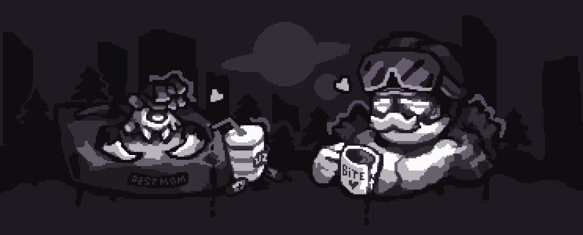 Happy new year!
Those two got really tired after preparing everything for the celebration!
#murderdrones #noridoorman #Nori #khandoorman #Khori