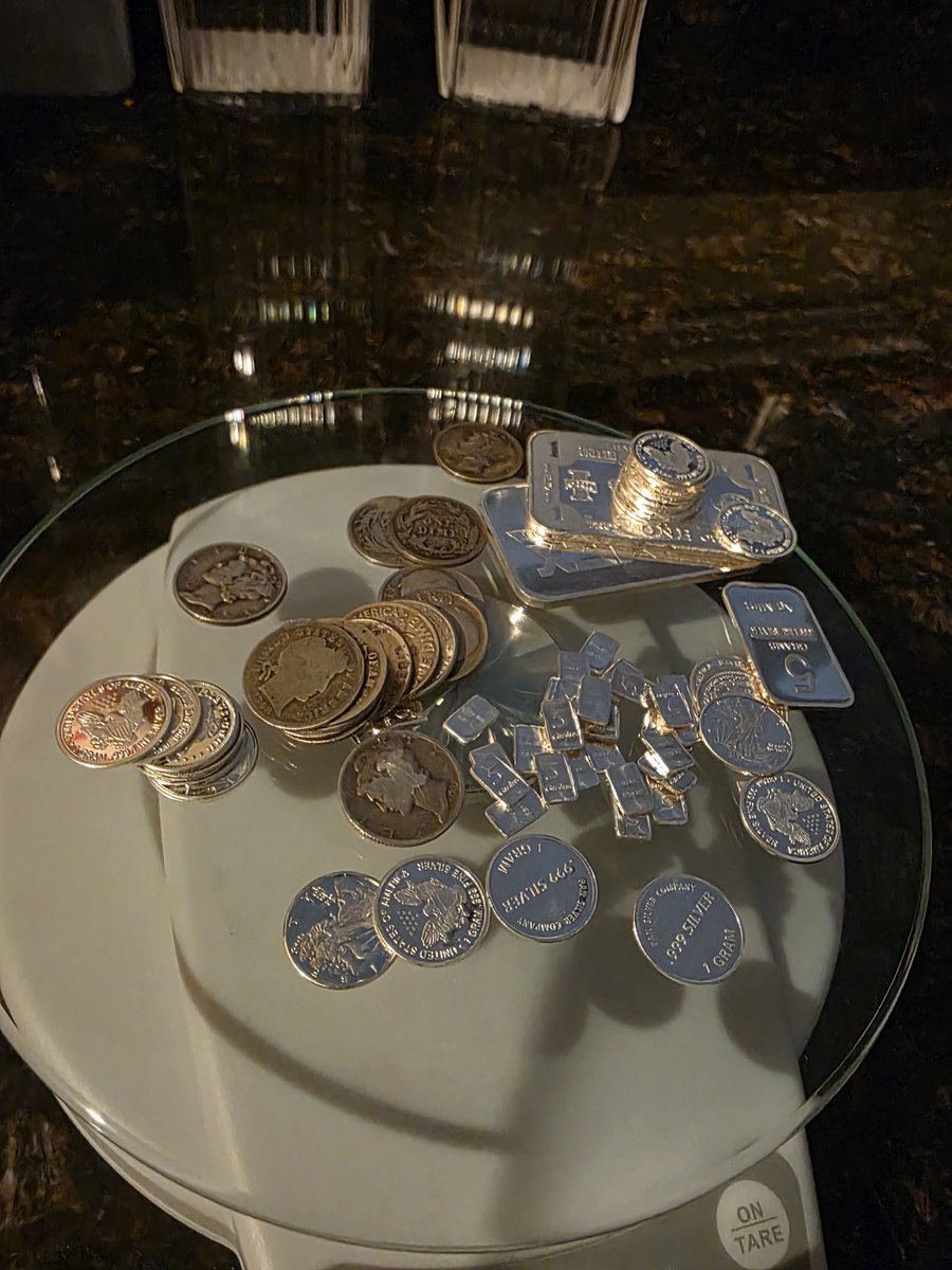 TruthIsTruth555's tweet image. Stack whatever Silver you Can. It'll Pay off. Price Manipulation is Real and The Epitome of Deception in these Markets. These prices We see are just An illusion.
JUST KEEP STACKING!! 💪