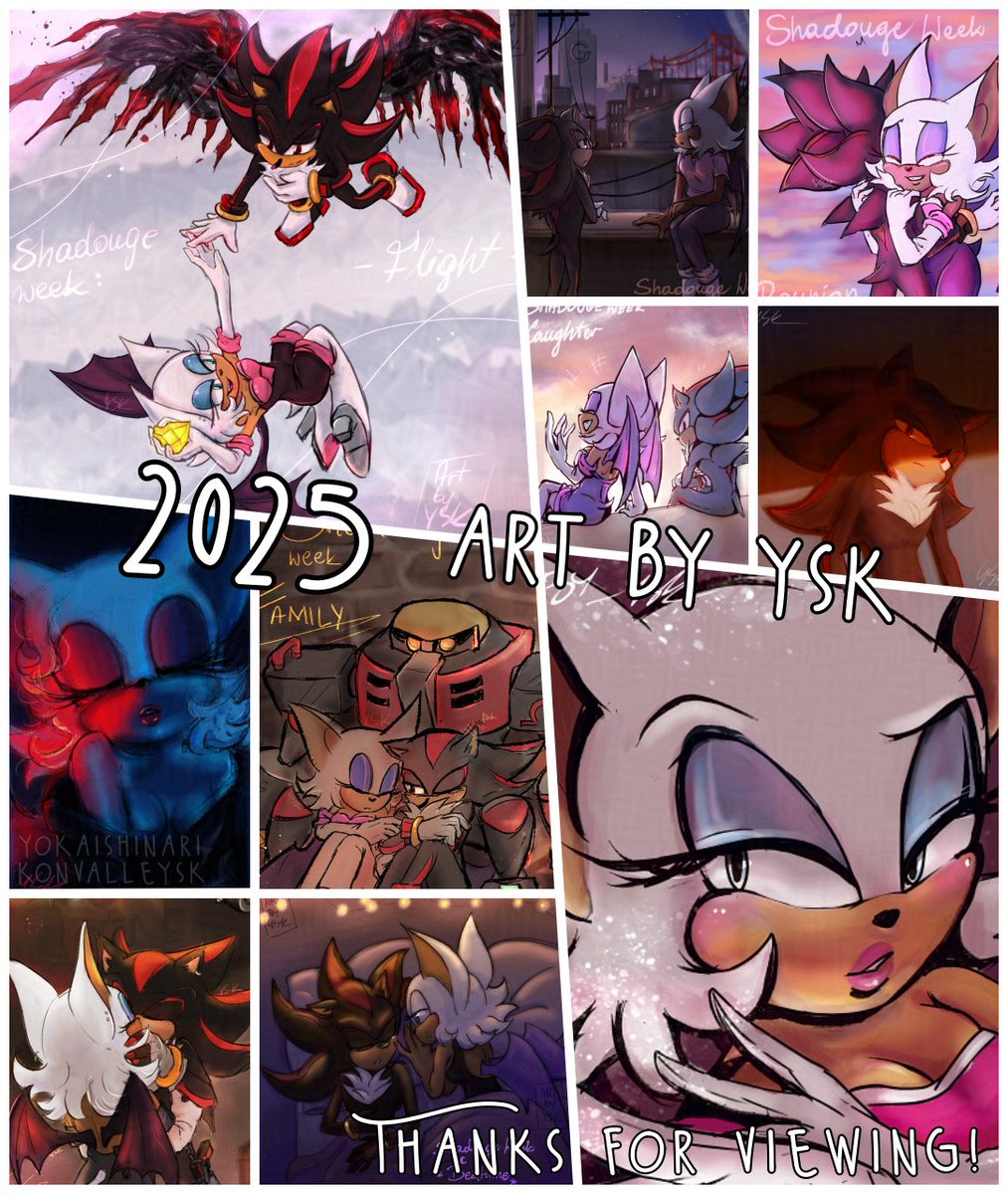 Hyperfixation is going strong. Let's see each other next year again, shall we? 

#shadouge #ArtSummary2025