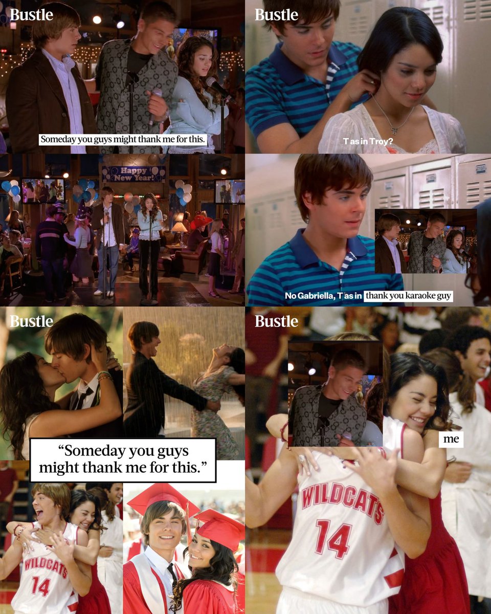 "Everyone say THANK YOU to the guy who made Troy and Gabriella sing karaoke together on New Year’s Eve."