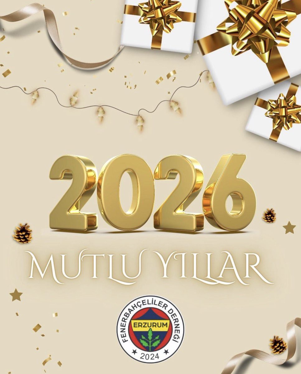 Güzel bir yıl olsun ve sonunda her yer sarı lacivert olsun💛💙
Mutlu yıllar