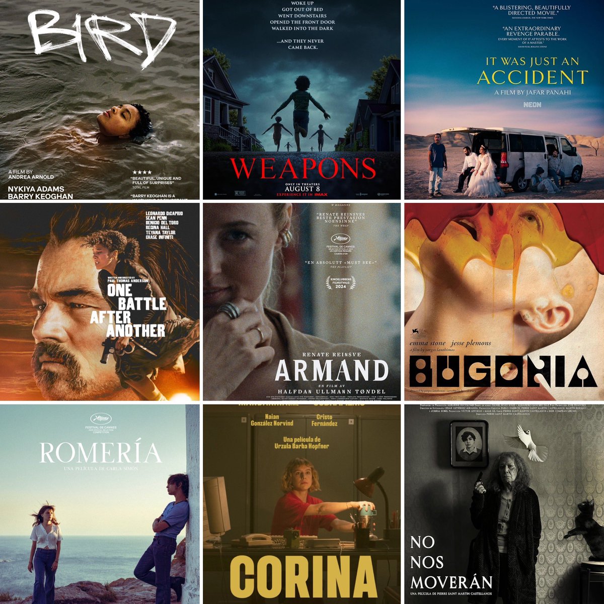 Mi 2025: Cine 

160ish 🎬

…con las que pasé un muy buen rato 👇🏻