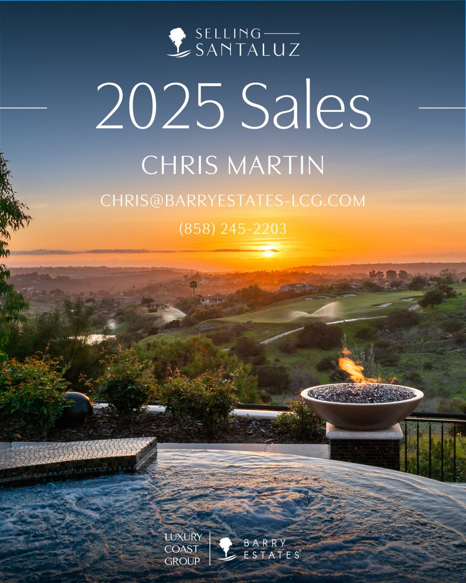 ChrisMartin_888's tweet photo. 2025 brought high rates, tight inventory &amp; tougher deals—but $40M sold proves strategy > luck. Grateful to the clients who trusted me to navigate it all. 2026’s outlook is stronger. Ready to plan your move? Let’s talk.
#RealEstate #LuxuryHomes #SellingSantaluz https://t.co/I3Mzn9M9tK
