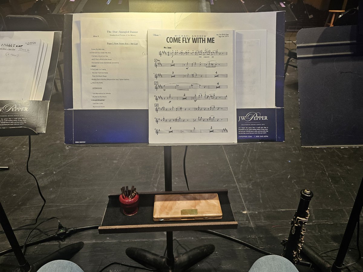 Final playing gig of 2025! The usual <a href="/PSO1926/">Pensacola Symphony</a> New Year's Eve Pops! This year it's with jazz singer Michael Andrew!

🎉🎇🍾🎵🎵