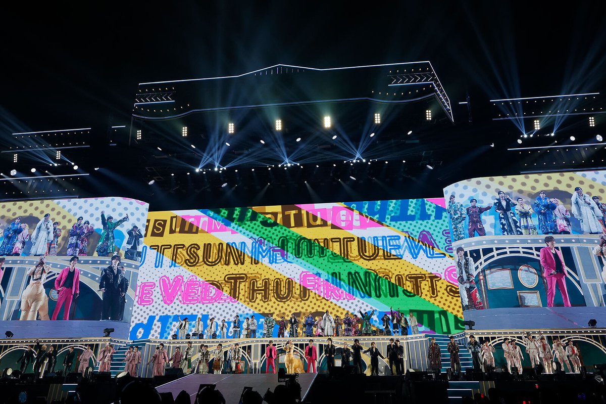 modelpress's tweet image. STARTO社カウコン、73人豪華総出演🎤✨
3年ぶり開催で松岡昌宏＆堂本光一サプライズ登場

🔻セットリスト
mdpr.jp/music/4705951

NEWS
Hey! Say! JUMP
Kis-My-Ft2
timelesz
中島健人
A.B.C-Z
King &amp;amp; Prince
SixTONES
Snow Man
なにわ男子
Travis Japan
Aぇ! group

#カウコン