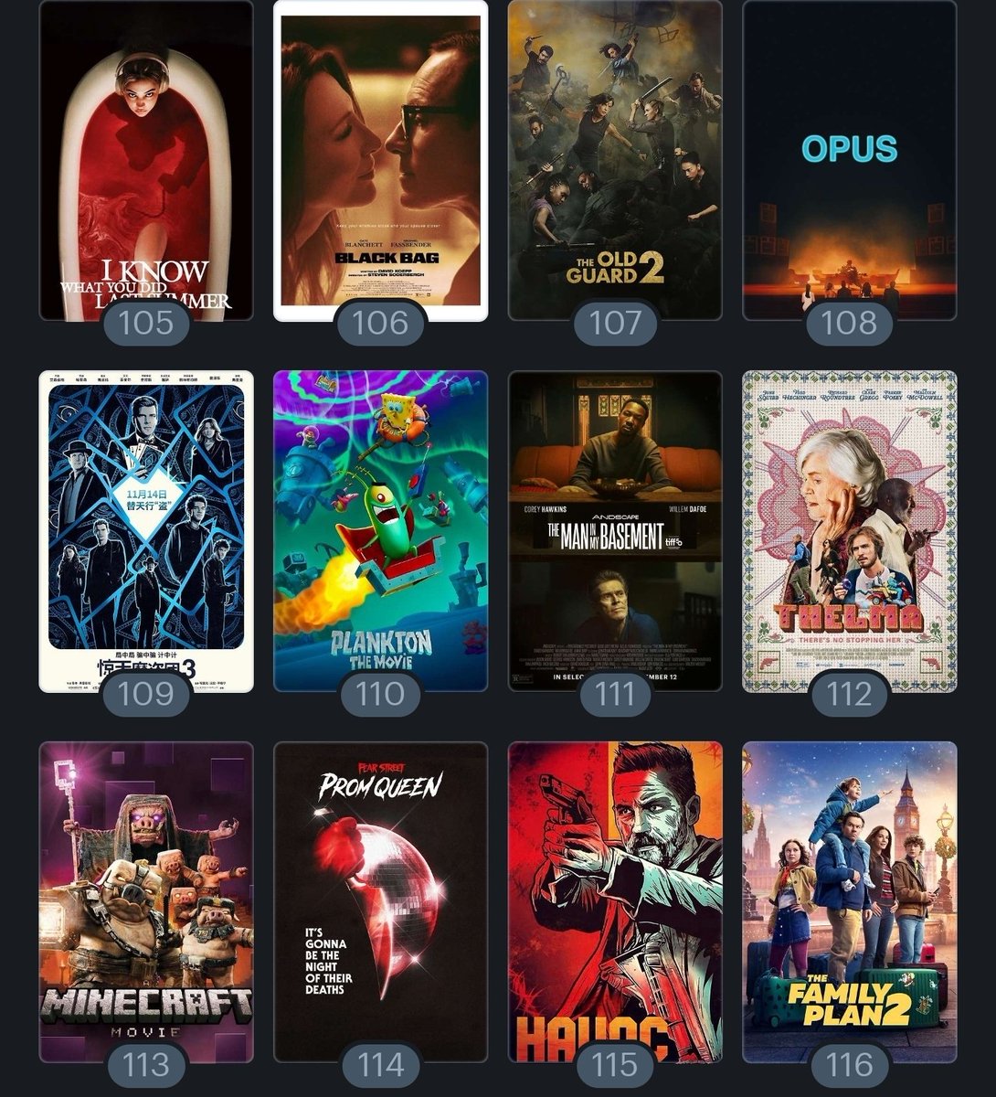 Here is my <a href="/letterboxd/">Letterboxd</a> top 20 and bottom 20 of #2025movies 

Full list: boxd.it/AGjh0