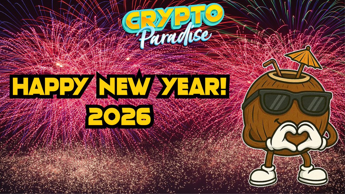 Happy new year 2026 and positive vibes for entire #crypto family! May the  green candles light up your life :)
