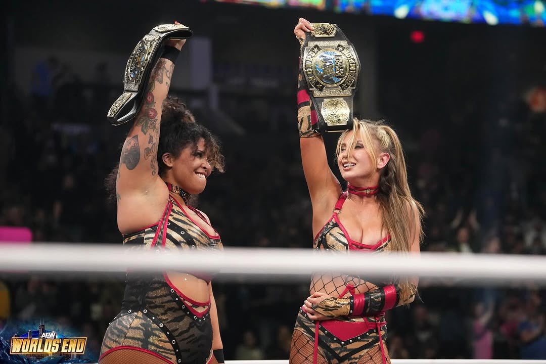 Babe with the power. ◡̈ NOT @willowwrestles tweet media