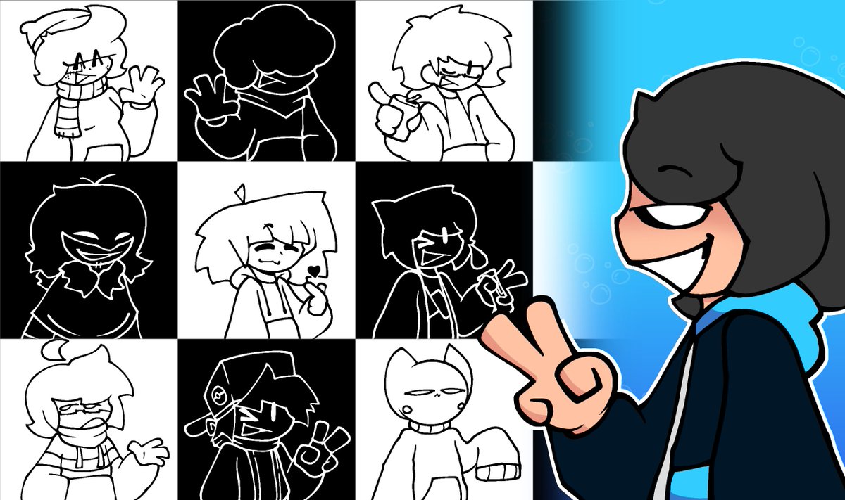 SSonario's tweet image. ★ Man... WHAT a year! ★

La mera verdad, este junto al año pasado han sido de los mejores en mi vida actual (a pesar de no haber subido casi dibujos acá), ojalá seguir esa racha
Le tengo mucha fé a 2026

¡¡ Feliz año nuevo a todos los parceros !!