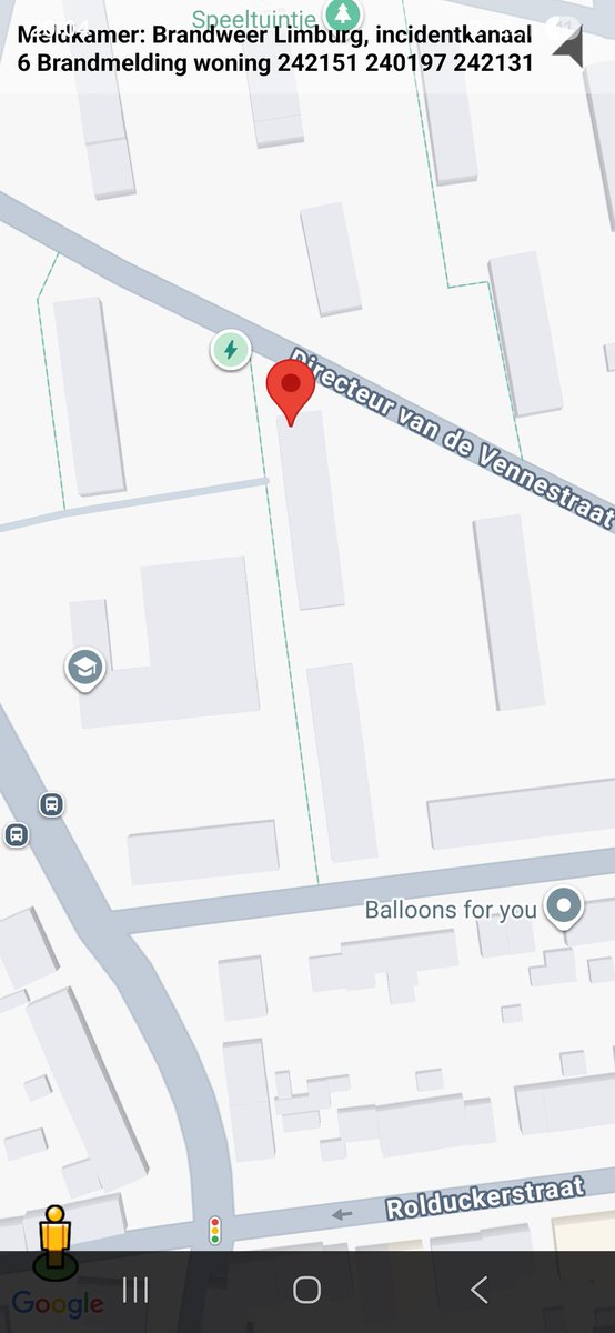 Brandmelding woning in Kerkrade