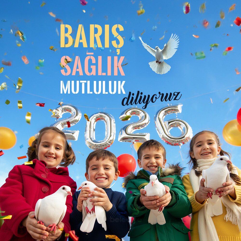 Çocukların ve kadınların ölmediği, herkesin eşit koşullarda yaşadığı bir dünya görmek dileklerimizle yeni yılınızı kutluyoruz.

#HappyNewYear2026 #2026yılı #YeniYıl