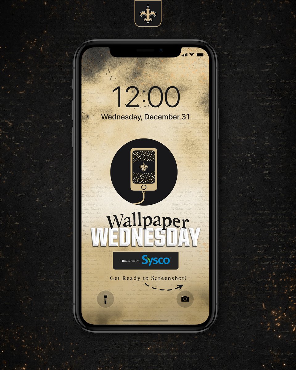 Closing out 2025 with new wallpapers📱
#Saints | @Sysco