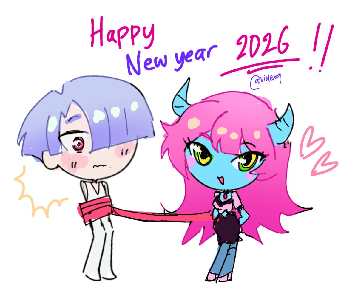 HAPPY NEW YEAR 💗thank you for everyone’s
 love and support throughout my journey 🥺 ily!!

enjoy this puffy tied up polyester doodle