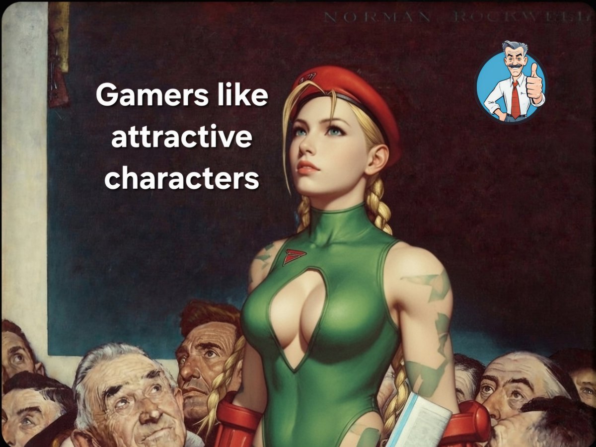 TheBugleDaily1's tweet image. Gamers like attractive characters!