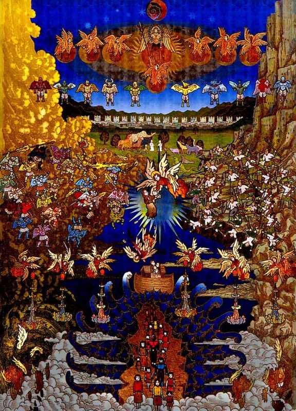 SolCaesar's tweet image. i was looking around for stuff on the mural and apparently most people didn’t think it was Kuuga to begin with. There’s been speculation that since Prometh’s name is based on Prometheus that he originally gave all the Agito fire powers which is why he’s red