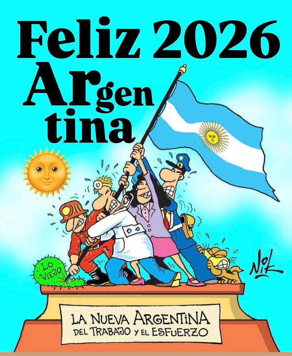 FELIZ AÑO NUEVO. Año nuevo, Argentina nueva. 🇦🇷🇦🇷🇦🇷🇦🇷🇦🇷🇦🇷🇦🇷🇦🇷🇦🇷🇦🇷🌞🌞🌞🌞🌞🌞 <a href="/JMilei/">Javier Milei</a>