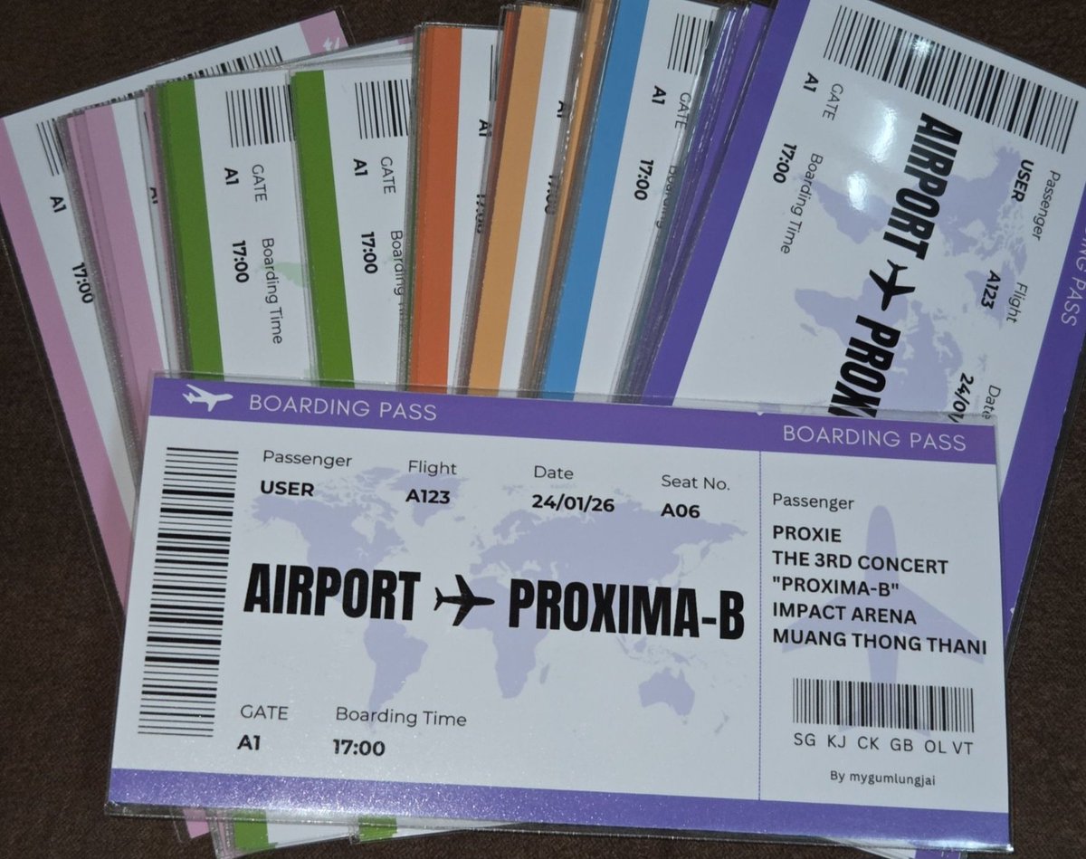 mygumlungjai's tweet image. 𝒢iveAwayଘ(੭ˊᵕˋ)੭* ੈ✩‧₊
welcome to the PROXIMA-B
⋆.˚ ☾⭒.˚ ⋆｡𖦹 ˚ —𖦹⭐︎🛩👽🛸☄️🪐
ⓘ pls kindly rt ˚ʚ✿ɞ˚🧡💛💚🩷🩵💜
ขอเชิญชวนมารับตั๋วเครื่องบินสำหรับเดินทางไปดาวพ้อกสีม่าบีด้วยกันได้ที่อิมแพคนะค้า☺️ไปจอยไปม่วนไปโจ๊ะกัน~💥
#PROXIE_The3rdConcert
#PROXIEth
#giveawayUSER