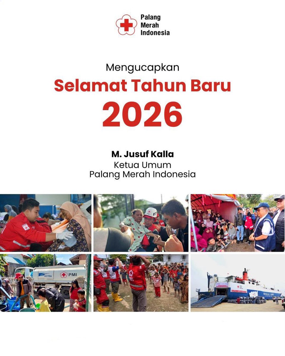 Selamat Tahun Baru 2026.

Doa dan hati kami bersama saudara-saudara yang tengah menghadapi bencana. Semoga duka berubah menjadi kekuatan, luka dipulihkan, dan harapan kembali tumbuh. Mari kita saling menguatkan, karena kemanusiaan hidup ketika kita hadir untuk sesama.